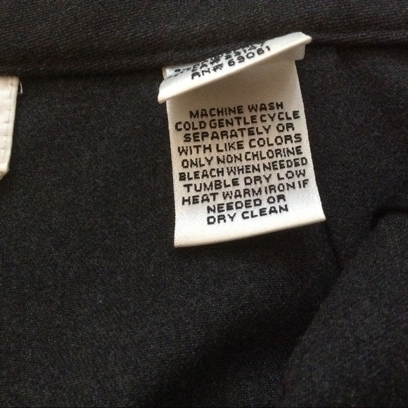 Talbots Straight Leg Stretch Pants Gray Size 8 - Picture 8 of 14